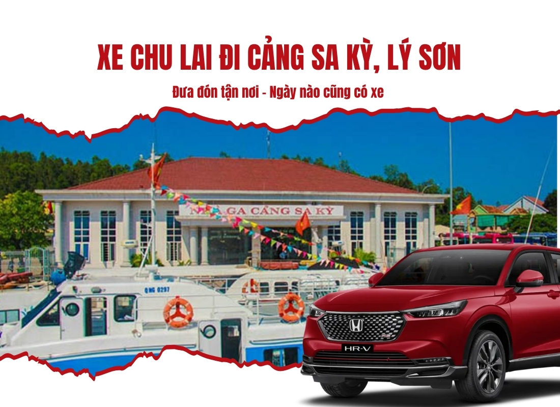 cho thuê xe cưới Quảng Ngãi Thuê xe Chu Lai đi cảng Sa Kỳ