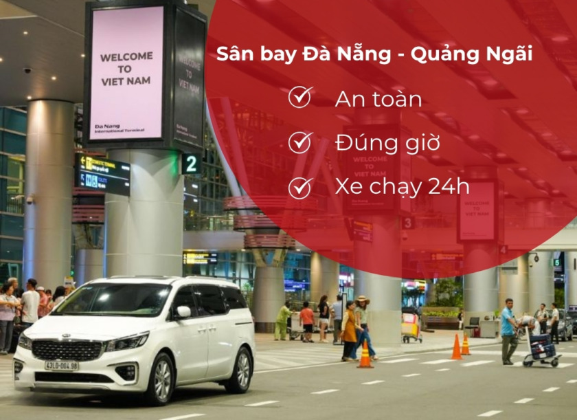 sân bay Đà Nẵng về Quảng Ngãi Xe sân bay Đà Nẵng Quảng Ngãi